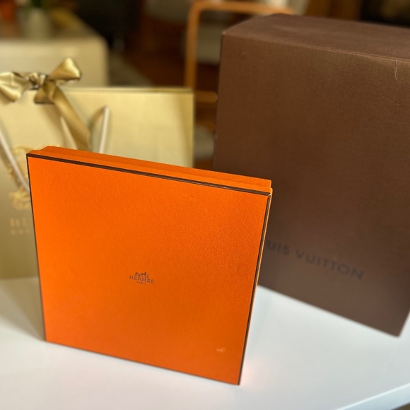 Hermes Other - Hermes, Louis Vuitton, Burberry Bundle: Boxes, Gift Bag, Dust BagDesigner
